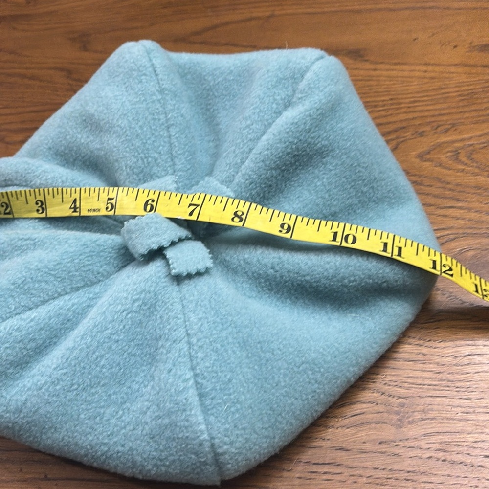 SUTTLES & Seawinds Blue Fleece Beret Style Hat - Picture 6 of 6